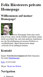 Mobile Screenshot of felix-riesterer.de